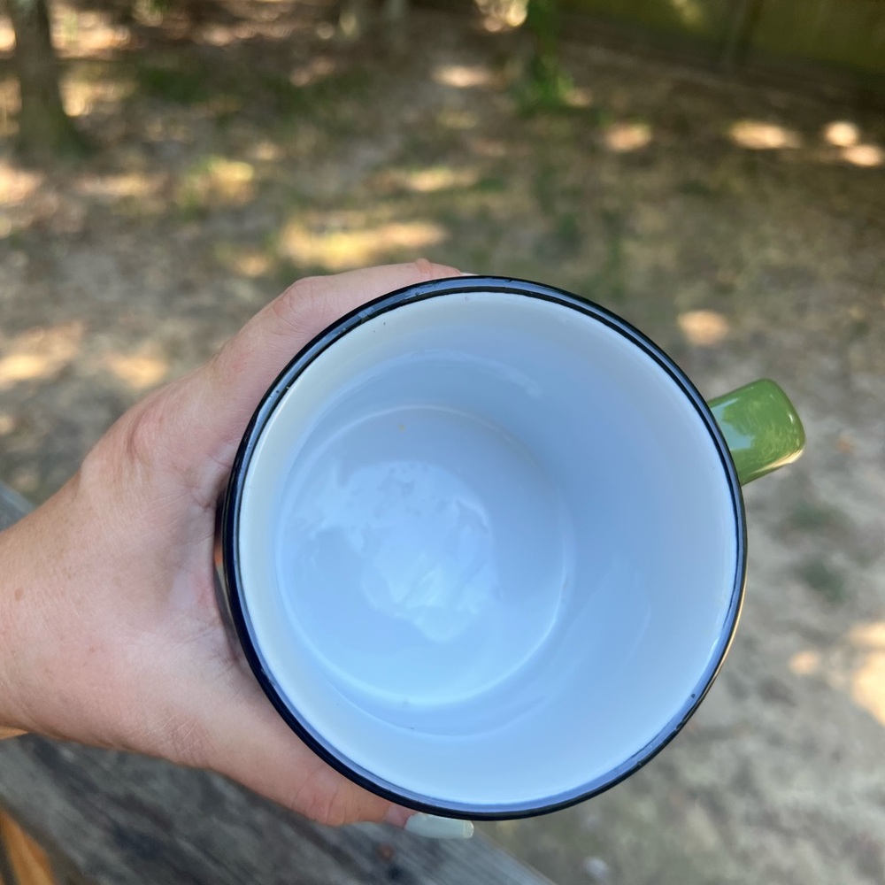 THRESHOLD Green "Parenting Style: Survivalist" Stoneware Coffee Mug - Picture 5 of 5